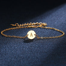 Load image into Gallery viewer, Fashion Jewelry Adjustable Gold Color Alloy Letter Bracelets Bangles For Men Women Girls Charm Bracelet Party Bileklik Pulseiras
