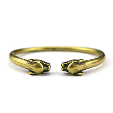 Load image into Gallery viewer, Punk Brass Leopard Bangles Bracelet For Men Jewelry

