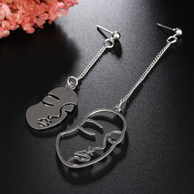 Load image into Gallery viewer, Popular Explosive Ear Jewelry Pendant Set Personality Trend Woman Head Earrings
