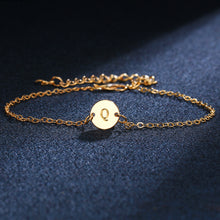 Load image into Gallery viewer, Fashion Jewelry Adjustable Gold Color Alloy Letter Bracelets Bangles For Men Women Girls Charm Bracelet Party Bileklik Pulseiras
