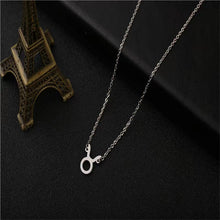 Load image into Gallery viewer, Twelve Constellation Pendant Necklace Simple Titanium Steel Clavicle Chain
