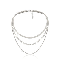 Load image into Gallery viewer, Punk Geometric Snake Bones Chain Multi-layer Necklace
