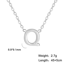 Load image into Gallery viewer, 26 English Letter Steel Color Concentrate Polished Welding Cross Chain
