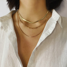 Load image into Gallery viewer, Punk Geometric Snake Bones Chain Multi-layer Necklace

