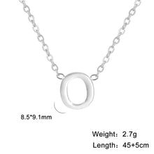 Load image into Gallery viewer, 26 English Letter Steel Color Concentrate Polished Welding Cross Chain
