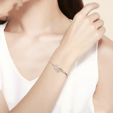 Load image into Gallery viewer, Jewelry Woman Heart Sterling Silver Fashion Ladies Silver Bracelet
