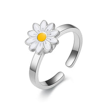Load image into Gallery viewer, Turnable Rings Eyes Flowers Anxiety Rings For Women Fidget Spinner Ring Jewelry
