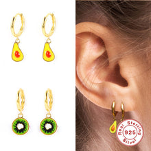 Load image into Gallery viewer, Fruit Pendant Drop Oil Earring Earrings Fashion Simple Creative Earring Earrings
