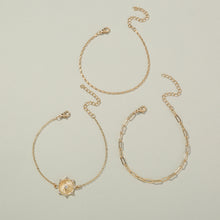Load image into Gallery viewer, Small Design Star Star studded diamond tag tag lattice chain multi-layer Bracelet woman
