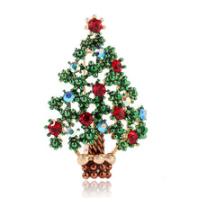 Load image into Gallery viewer, Christmas Tree Brooch Pin Women Girls Jewelry
