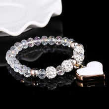Load image into Gallery viewer, Crystal Butterful Bracelet &amp; Bangle Elastic Heart Bracelets
