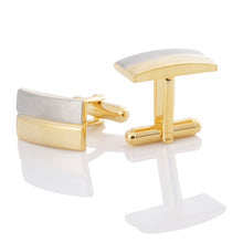 Load image into Gallery viewer, Men&#39;s Cufflinks French Shirt Two-tone Metal Cufflinks
