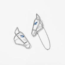 Load image into Gallery viewer, Jinguo Iron Horse Earring Stud Asymmetrical Earrings Female
