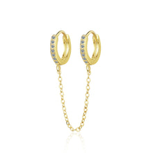 Load image into Gallery viewer, Personalized student earrings single short temperament diamond earring earrings
