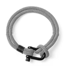 Load image into Gallery viewer, Mens Fashion Personality Horseshoe Buckle Woven Bracelet
