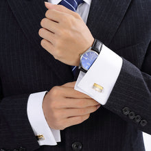 Load image into Gallery viewer, Men&#39;s Cufflinks French Shirt Two-tone Metal Cufflinks
