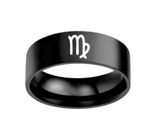 Load image into Gallery viewer, Twelve Constellation Rings Stainless Steel Male And Female Ring Rings
