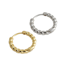 Load image into Gallery viewer, Simple Button Pattern Twist Female Earrings Temperament Earring Earrings
