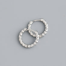 Load image into Gallery viewer, Simple Button Pattern Twist Female Earrings Temperament Earring Earrings
