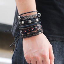 Load image into Gallery viewer, Men&#39;s Multi-root Bracelet Bracelet Alloy Bracelet Europe and America
