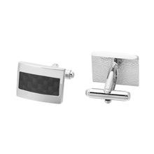 Load image into Gallery viewer, Cufflinks Carbon Fiber Cufflinks Men&#39;s Business Cufflinks
