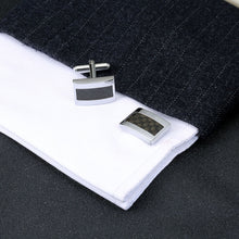 Load image into Gallery viewer, Cufflinks Carbon Fiber Cufflinks Men&#39;s Business Cufflinks

