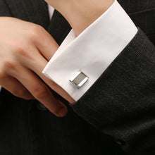 Load image into Gallery viewer, Cufflinks Carbon Fiber Cufflinks Men&#39;s Business Cufflinks
