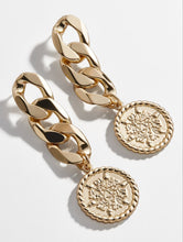 Load image into Gallery viewer, Silver Needle Cold Wind Chain Stud Earrings
