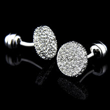 Load image into Gallery viewer, Men s Cufflinks Crystal Full Rhinestone Cufflinks
