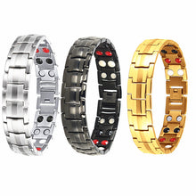 Load image into Gallery viewer, Anion Bracelet 15Mm Detachable Double Row Magnet Anion MenS Bracelet Anion Bracelet 15MM Detachable Double Row Magnet Anion Mens Bracelet
