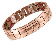 Load image into Gallery viewer, Anion Bracelet 15Mm Detachable Double Row Magnet Anion MenS Bracelet Anion Bracelet 15MM Detachable Double Row Magnet Anion Mens Bracelet
