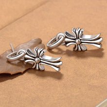Load image into Gallery viewer, Jewelry Earrings Punk European And American Stud Earrings Retro Cross Earrings
