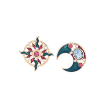 Load image into Gallery viewer, Decorative Jewelry Christmas Oil Drop Star And Moon
