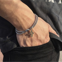 Load image into Gallery viewer, Bracelet For Women Charm Bracelets Mens Punk Party Men Cross
