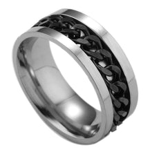 Load image into Gallery viewer, Stainless Steel Spinner Ring Beer Corkscrew Artifact Fashion Simple Heterosexual Rings Casual Men And Women Jewelry Bague Femme
