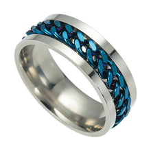 Load image into Gallery viewer, Stainless Steel Spinner Ring Beer Corkscrew Artifact Fashion Simple Heterosexual Rings Casual Men And Women Jewelry Bague Femme
