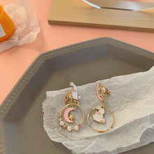 Load image into Gallery viewer, Silver Needle Earrings, Pearl Earrings, Sweet Earrings For Girls
