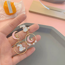 Load image into Gallery viewer, Silver Needle Earrings, Pearl Earrings, Sweet Earrings For Girls
