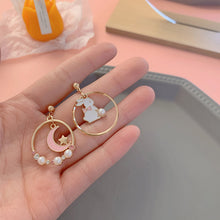 Load image into Gallery viewer, Silver Needle Earrings, Pearl Earrings, Sweet Earrings For Girls
