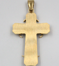 Load image into Gallery viewer, TL Stainless Steel Cross Pendant Necklaces Stereoscopic Fashion Design Three Layer Artist Designer Necklace Mature Men Necklaces
