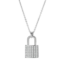 Load image into Gallery viewer, Zircon Lock Necklaces for Lover Luxury Necklace
