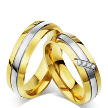 Load image into Gallery viewer, Titanium steel couple rings
