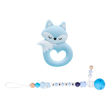 Load image into Gallery viewer, Baby pacifier chain baby silicone molar teether bite
