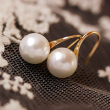 Load image into Gallery viewer, Simple pearl earrings for women
