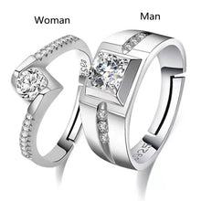 Load image into Gallery viewer, Men&#39;s And Women&#39;s Tail Rings Heart-shaped Couple Rings
