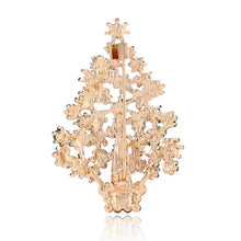 Load image into Gallery viewer, Christmas Tree Brooch Pin Women Girls Jewelry
