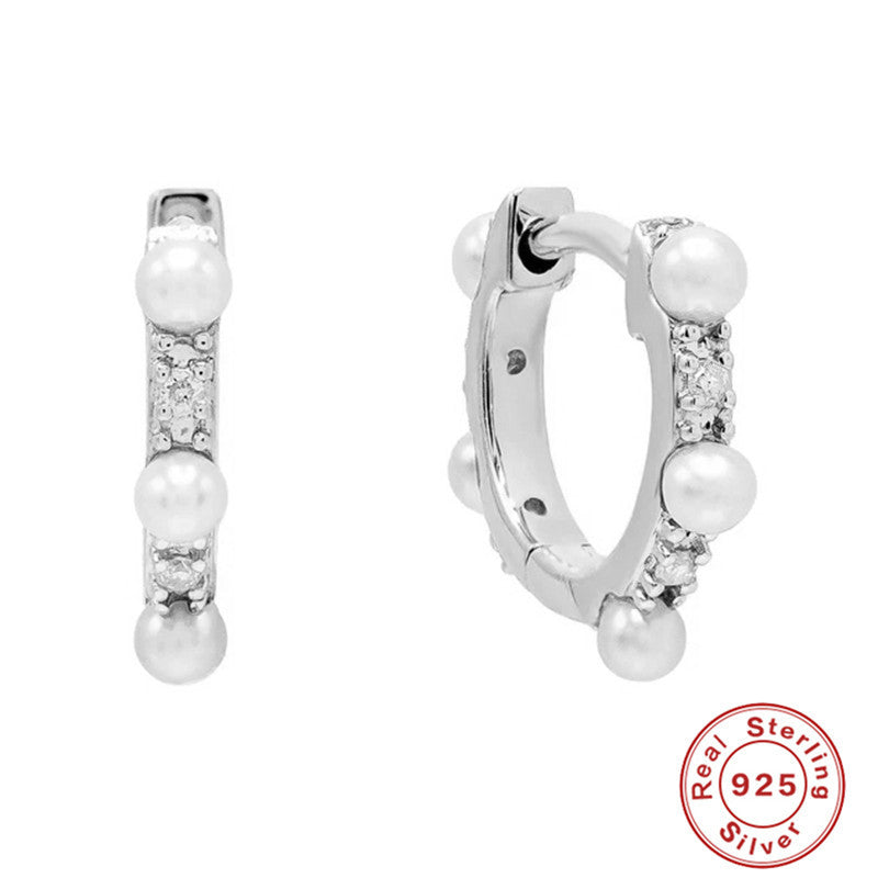 Fashionable personality all-match diamond earring earrings