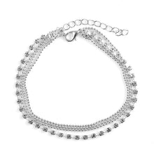 Load image into Gallery viewer, HHYDE 1PC Multilayer  Crystal Anklet Foot Chain Summer Bracelet Charm Anklets Beach Foot Wedding Jewelry Gift Enkelbandje

