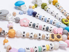Load image into Gallery viewer, Baby pacifier chain baby silicone molar teether bite
