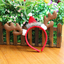 Load image into Gallery viewer, Christmas Head Buckle Christmas Party Supplies Christmas Headband Gifts Christmas Headband Christmas Hat Head Buckle
